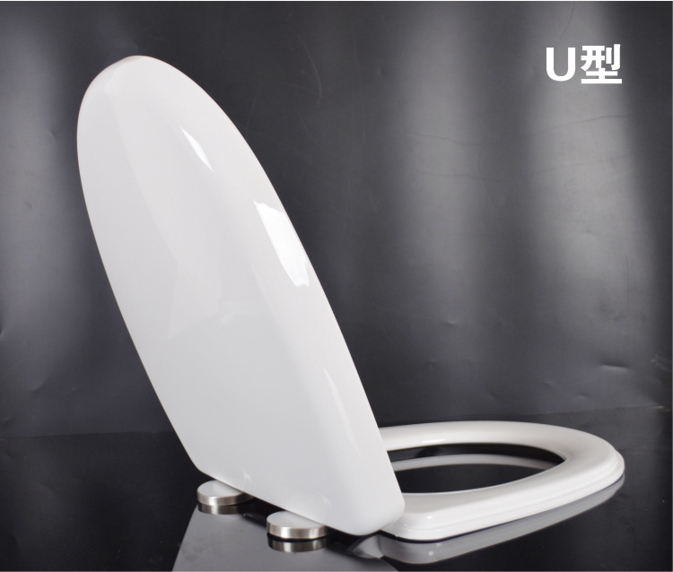 One-button toilet seat cover, universal thickened toilet seat cover, old-fashioned household flush toilet seat cover, toilet accessories undefined