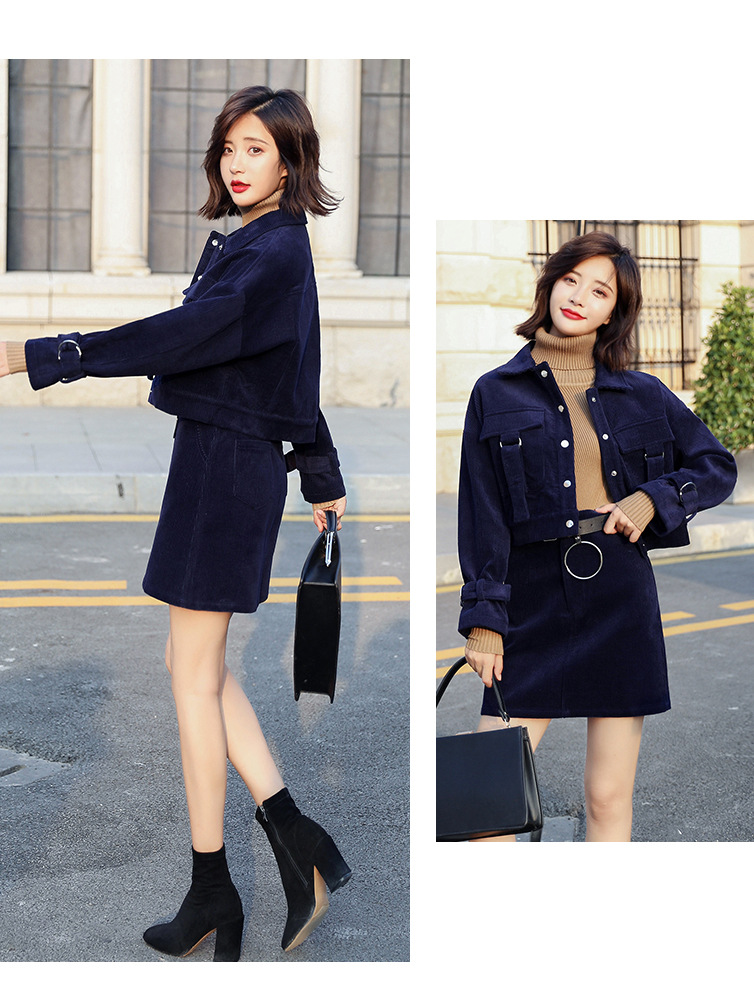 Costume femme en Velours côtelé - Ref 3334546 Image 13