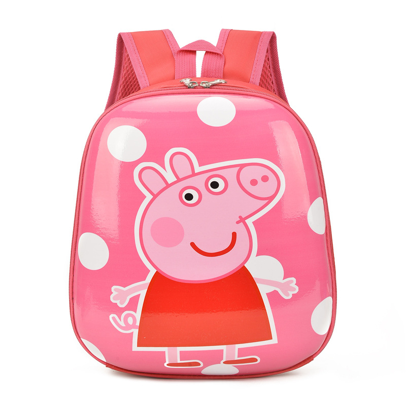 Piggy Eggshell Travelling bag men and women baby children knapsack kindergarten schoolbag children Backpack 2-6 year