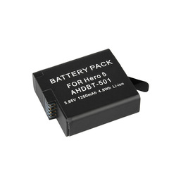 Suitable for wholesale GoPro HERO5/6/7 battery digital camera battery AHDBT-501 battery 1250mAh