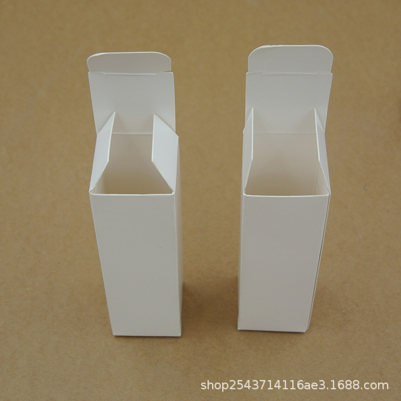 小白盒定制 批发白色小纸盒 正方形白卡纸盒 日用包装小白盒 定制