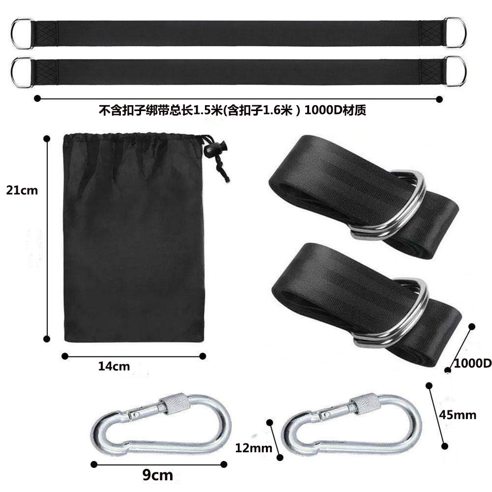 Fábrica en stock de alta resistencia de poliéster swing Correa hamaca correa especial de poliéster swing correa de conexión con hoja protectora