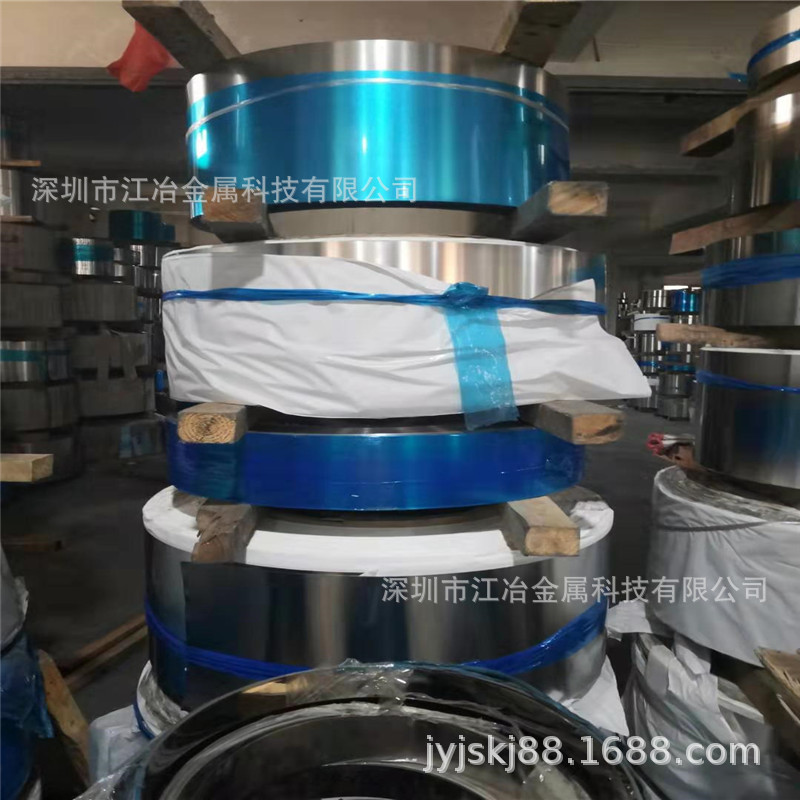 304不锈钢卷皮 0.05 0.1mm超薄钢箔 分小卷 301精密钢带 激光切割