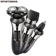 SPORTSMAN SM-536电动男士多功能刮胡刀三合一鼻毛修剪器剃须刀