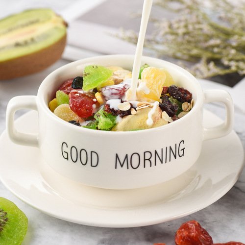 Fruit oatmeal nutritious breakfast meal replacement porridge mixed nut oatmeal no-cook ready-to-eat cereal 500g