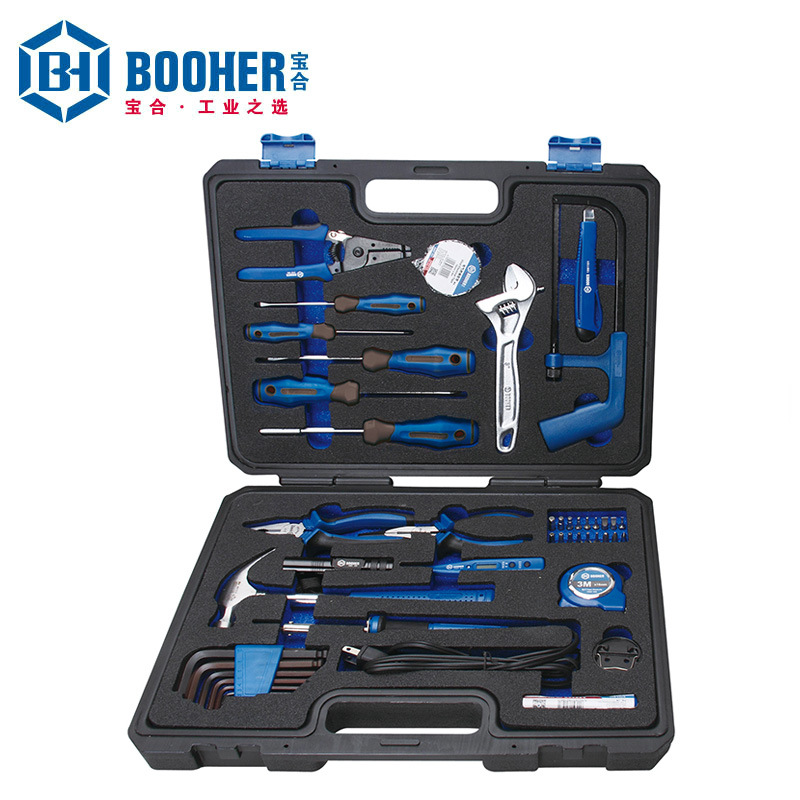 Booher宝合套装工具 BH1804015 44件家用维修工具组套