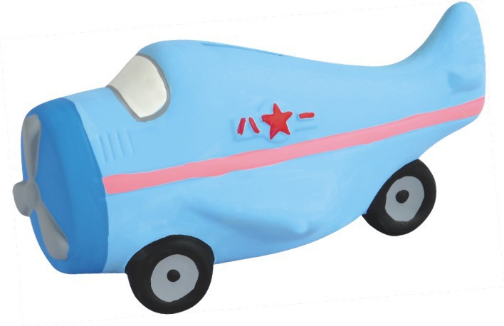 陶瓷彩绘 新款陶瓷白胚diy彩绘储钱罐 定制批发交通工具陶瓷公仔