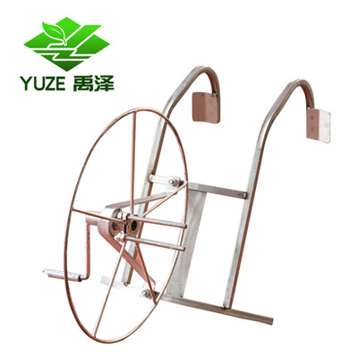 New type portable Agriculture Pouring Hose Winding machine size Hand shake Hose Tool factory