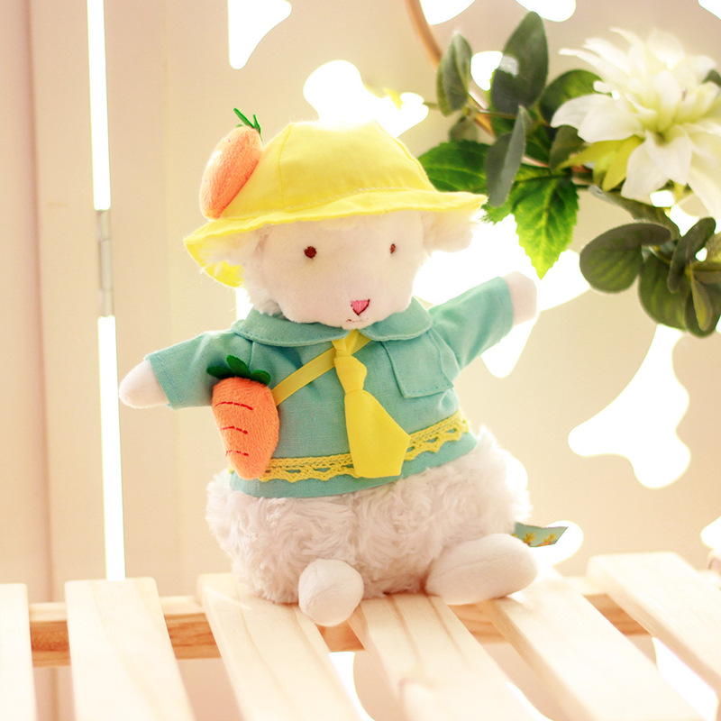 Tiktok lamb college style lamb doll clothes dressing doll clothing bee carrot suit can be sent on behalf of 3 Tiktok lamb college style lamb doll clothes dressing doll clothing bee carrot suit can be sent on behalf of 3