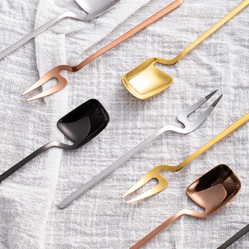 304 stainless steel coffee spoon fruit fork ice cream spoon spoon personalized creative mixing spoon new wall hanging spoon