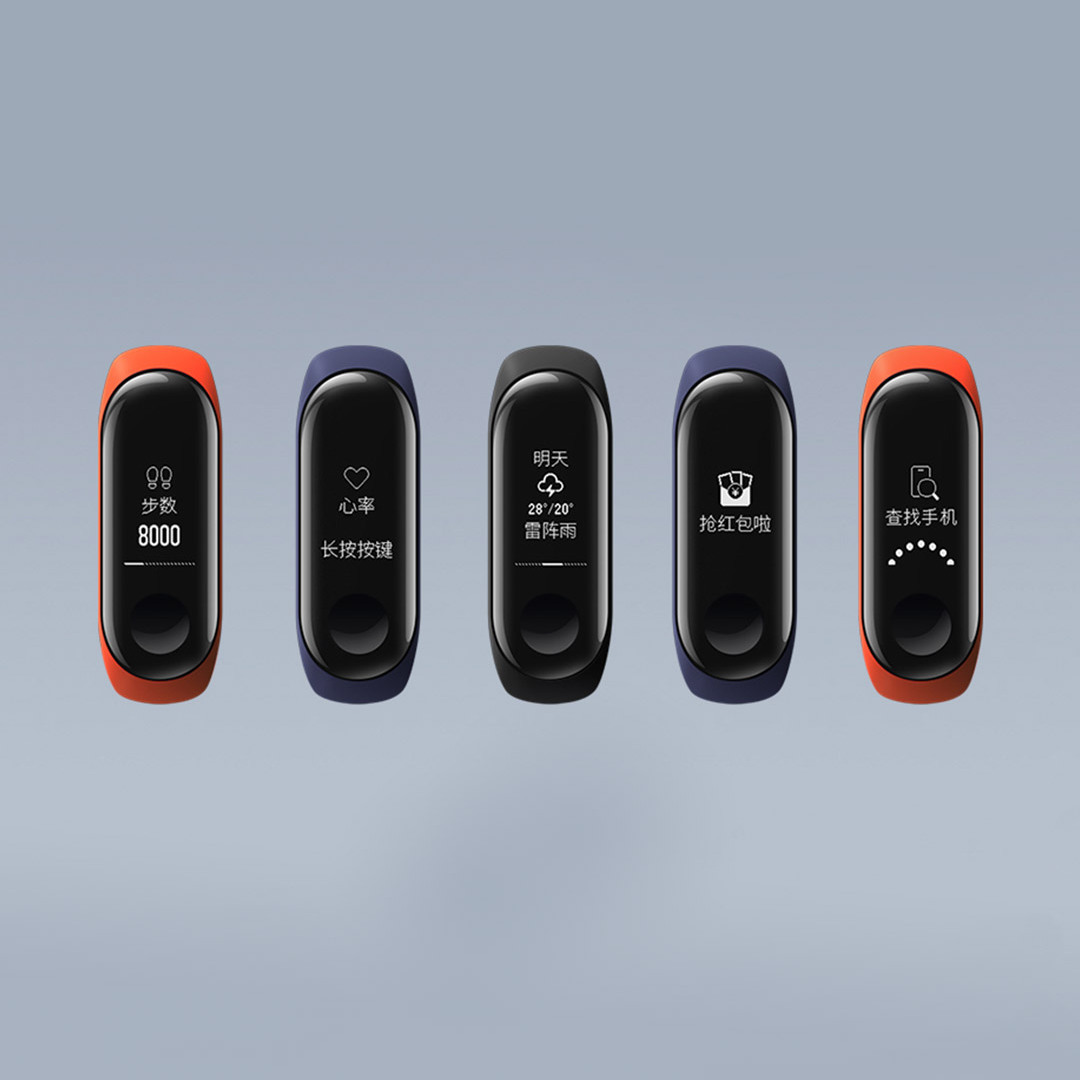 Global Version Xiaomi mi band 3 Fitness Tracker Smart Bracelet 0.78" OLED Touch Screen 50M Waterproof miband 3 Xiomi band 3