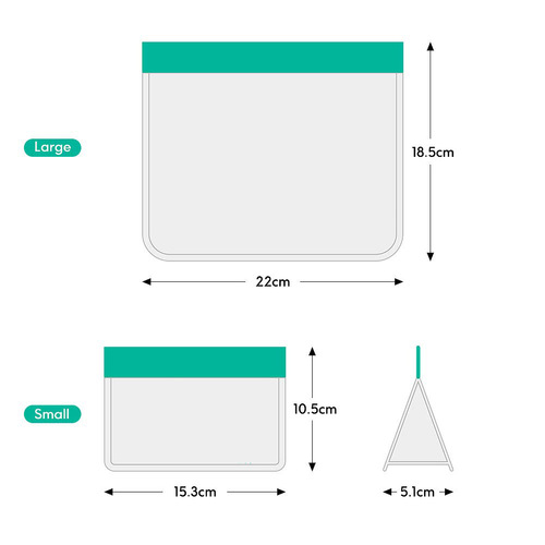 peva three-dimensional fresh-keeping bag refrigerator refrigerated food storage bag peva snack sealed bag three-dimensional fresh-keeping bag