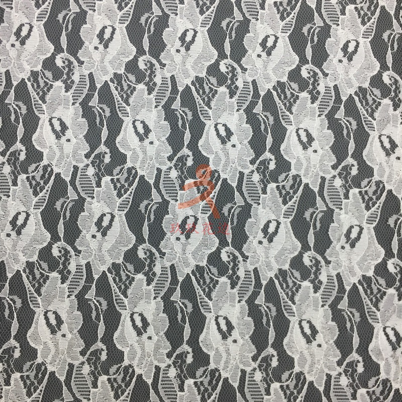 厂家直销无弹锦纶蕾丝面料 舞台布置装饰 窗帘纱幔裙子围巾 现货