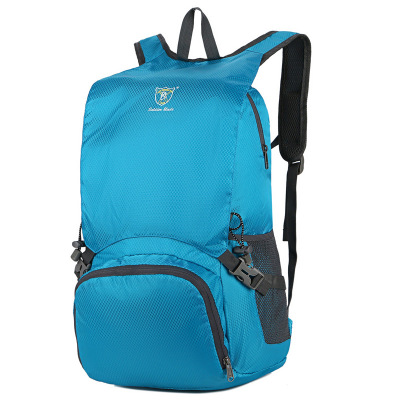 廠家訂制戶外旅行雙肩運動背包多色徒步收納運動包騎行便捷折疊包