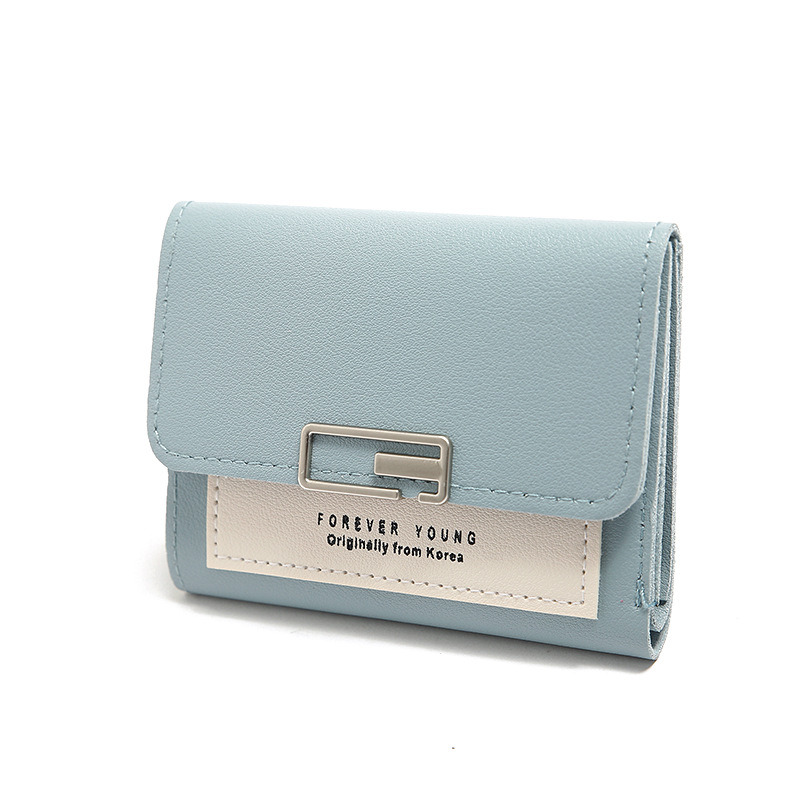 Korean Contrast Color Small Wallet display picture 14