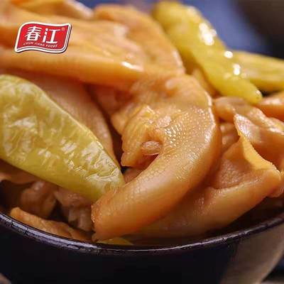Spring Boneless Pickled Pepper 65 Duck claw Duck Duck claw snacks leisure time Meat Cooked Instant Snack