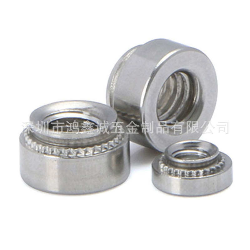 工厂批发现货PEM 304不锈钢压板螺母CLS不锈钢压铆螺母M3M4M5M6M8