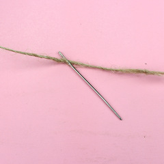DIY縫針手縫針鈍頭針大眼針毛衣毛衣毛線針大孔針毛衣針絲帶繡針