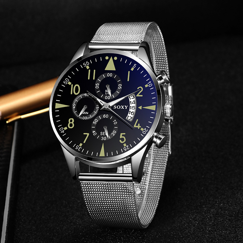 Men's Stainless Steel Watch Image 2