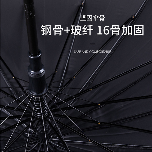 Paradise Umbrella Long Handle Automatic Straight Handle Umbrella 13039E Mosaic Double Large 16 Bone Vinyl Sun Protection Rain or Shine Umbrella