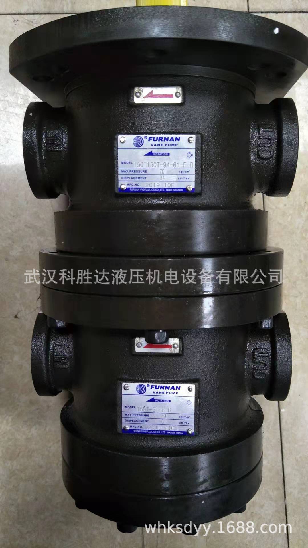 定量双联叶片泵50T+50T 150T+50T 50T+PA PV2R1 50T-23+50T-19-FR