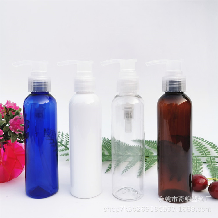 批发供应150ml毫升圆肩乳液泵瓶精油瓶洗面奶瓶乳液泵按压瓶水瓶
