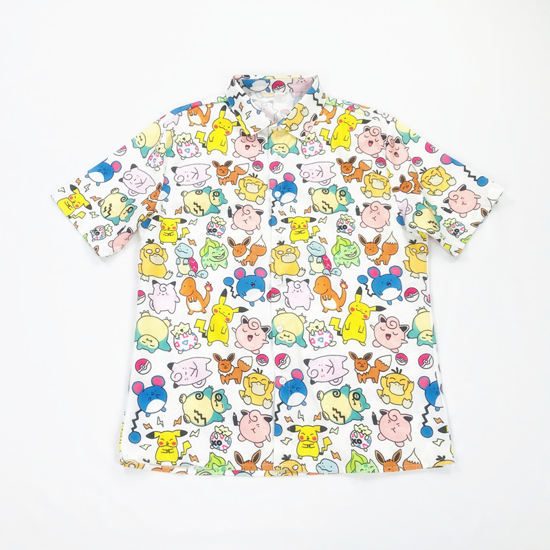 Pokemon Short sleeved shirt Is GAI student Lovers money