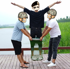 Military Green Stainless Steel Double Ring Fish Net Fish Protector, Anti-Hook Rubber Coated Fish Net Fish Protector, Military Green Fish Net Fish Bag Wholesale