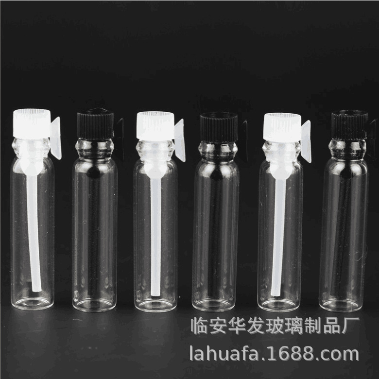 厂家供应1ml.2ml赠品玻璃瓶.试管玻璃瓶 .管制玻璃瓶.香水试用装