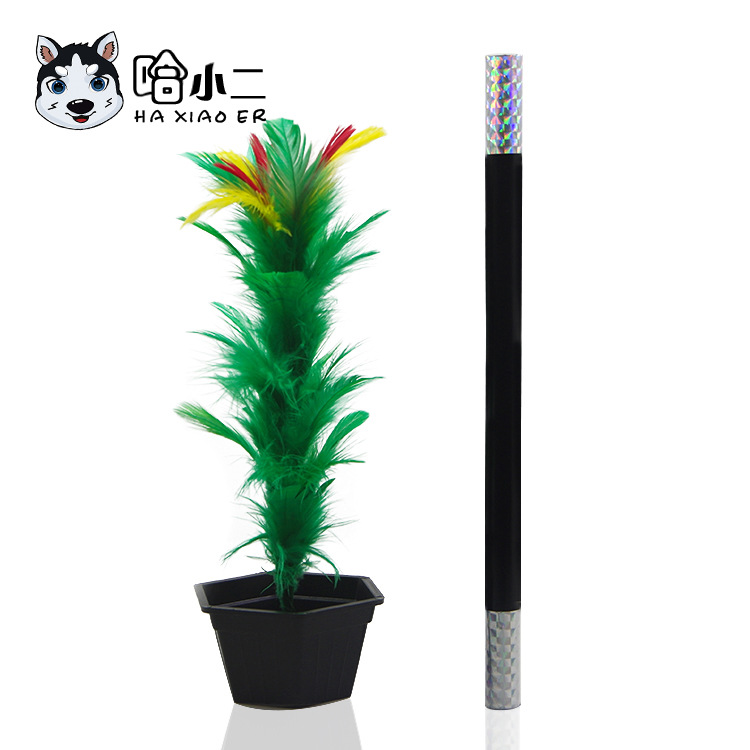 Magic wand turns flowers into flowers