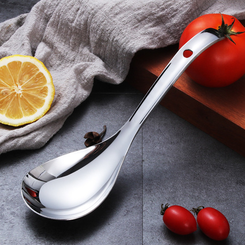 304 stainless steel rice spoon large rice serving spoon non-stick rice serving spoon large spoon long handle