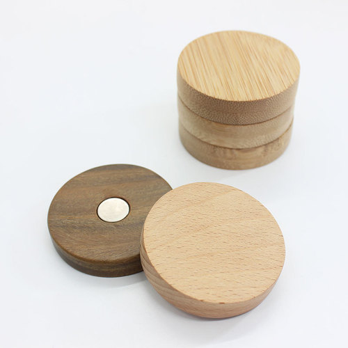 Creative wooden magnetic refrigerator magnet simple lettering advertising promotional gift travel souvenir message sticker