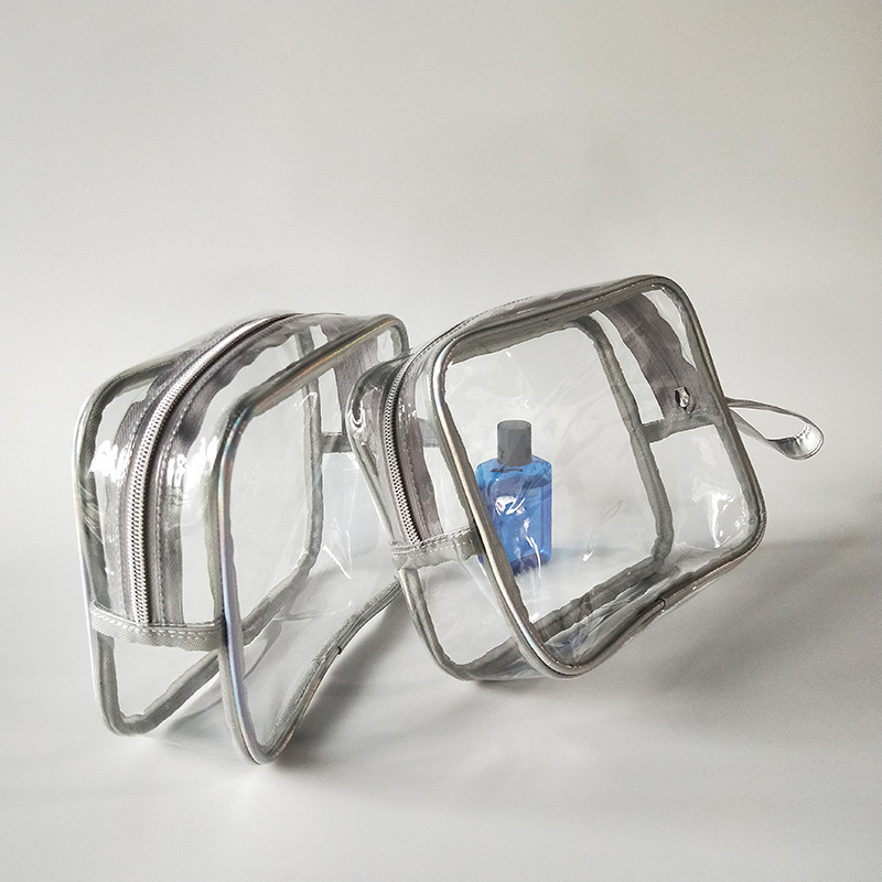 厂家批发pvc洗漱袋 出差旅行收纳袋PVC化妆包透明防水可定作便携