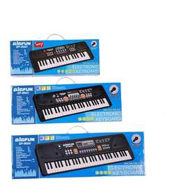 BIGFUN电子琴跨境亚马逊37键61键钢琴儿童玩具带话筒音乐礼物