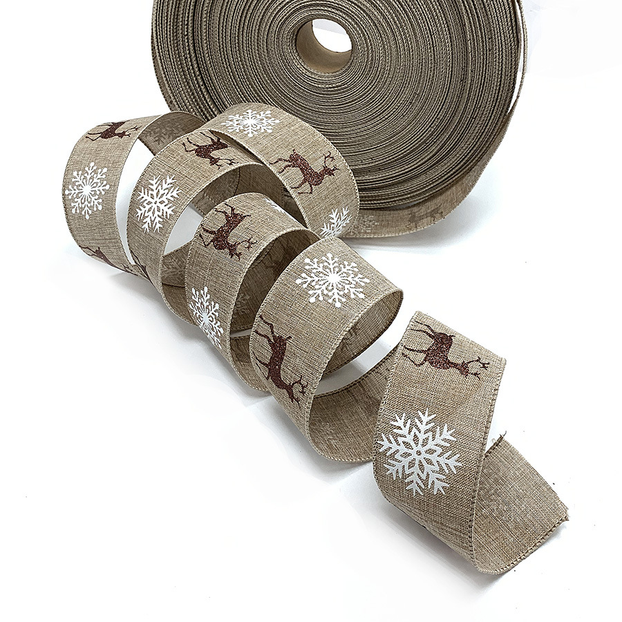 50g Weight Decorative Props Event & Party Supplies 1 Piece Quantity Party Occasion fine linen Material Christmas Festival Fashion Style Printing Craft Christmas Fashion Fine Linen Party Decorative Props 1 Piece 10
