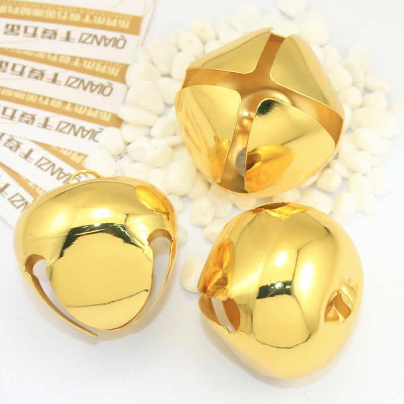 工厂直批十字铃铛彩色圣诞节卡通开口铃铛环保金属工艺品十字铁铃|ms