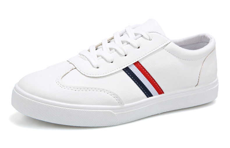 Baskets décontractées blanches homme chaussures basses tendance_voghion.com