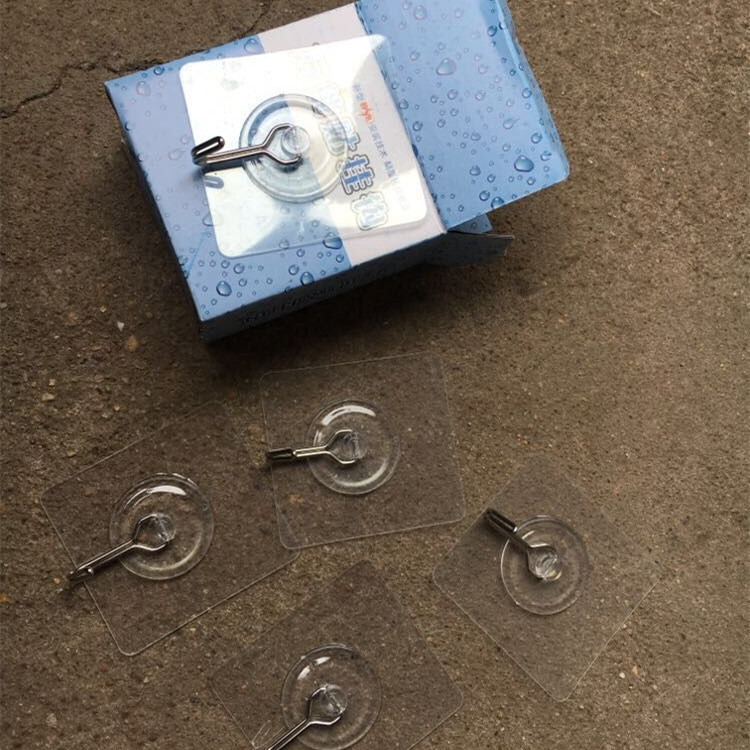 无痕纳米贴粘钩强力黏胶挂钩厨房单钩墙壁门后挂钩浴室创意壁挂钩