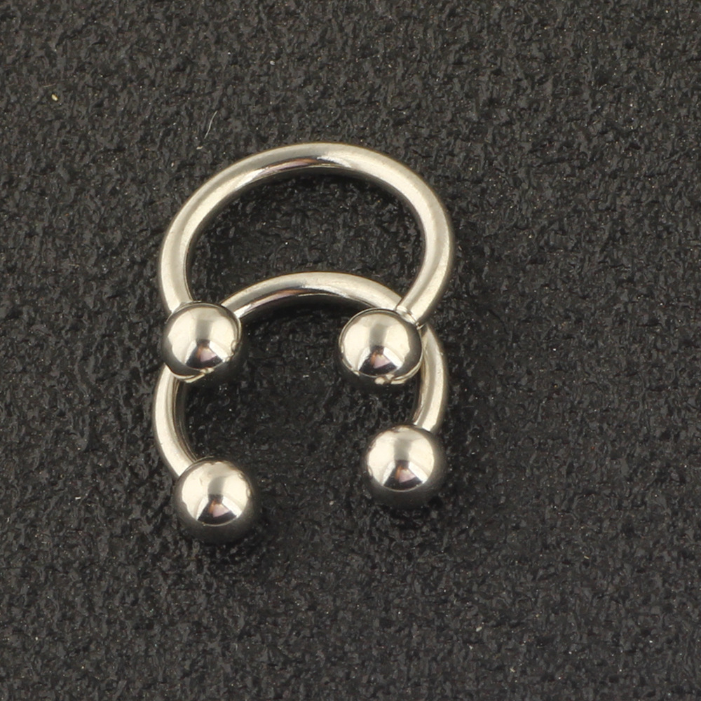 12-Piece Body Piercing Jewelry Set – Stainless Steel Nose Rings, Eyebrow Rings, Lip Rings, Earrings – Geometric Style detail image 13