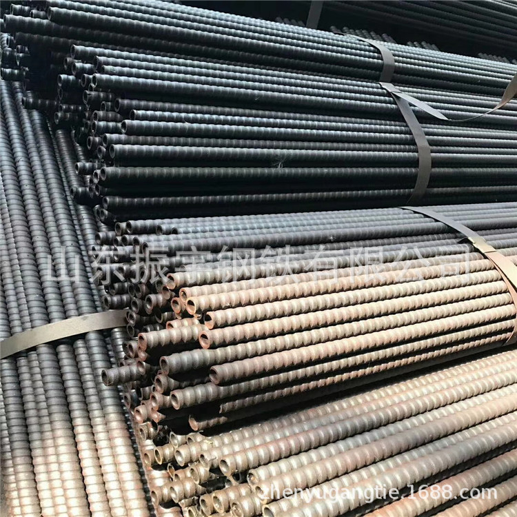 厂家直供中空注浆锚杆25 隧道中空注浆锚杆 自进式中空注浆锚杆