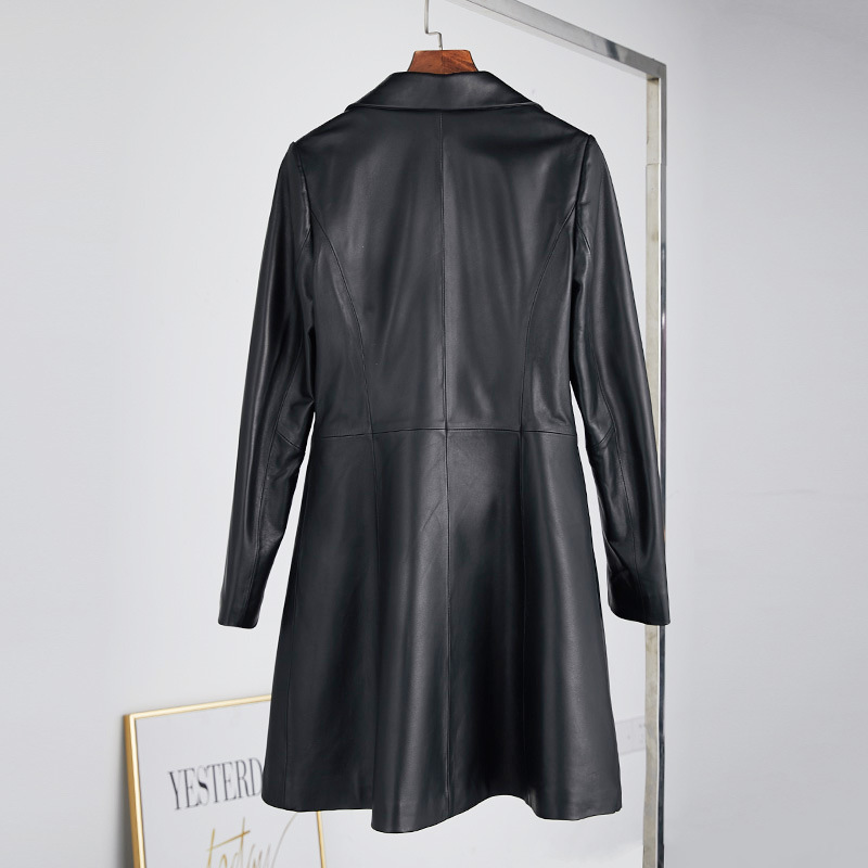 Veste cuir femme REINE DE LUXE en En peau de mouton - Ref 3333018 Image 2