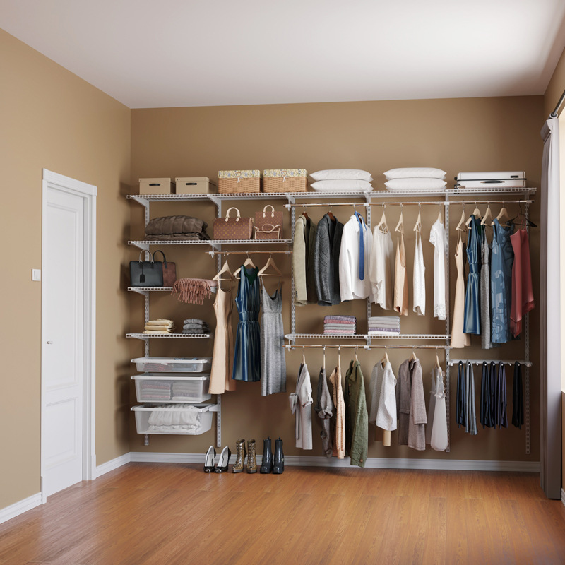 【十年质保】巧精灵超值特价3米推拉门衣柜整体衣帽间个性定制DIY