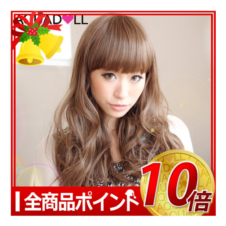 Wig WG004 large wave oblique bangs high temperature silk Futura raw material high temperature resistance 200 degrees