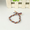 Woven elastic hair rope with pigtail