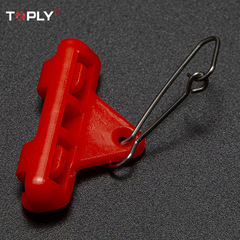 Selling 10 Orange-Red New Model Stainless Steel Figure-Eight Ring Multi-Purpose Lure Plate Fishing Gear Ring Pin Scale