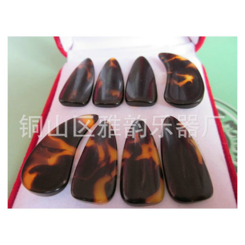 Professional hand polished guzheng nails, grooved guzheng nails for adults and children, 8 boxed guzheng nails