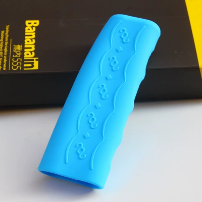 Lever, Anti-Slip Gear Handle Cover — Sürətlər qutusu və əl tormozu başlıqları - handbrake-cover-blueone
