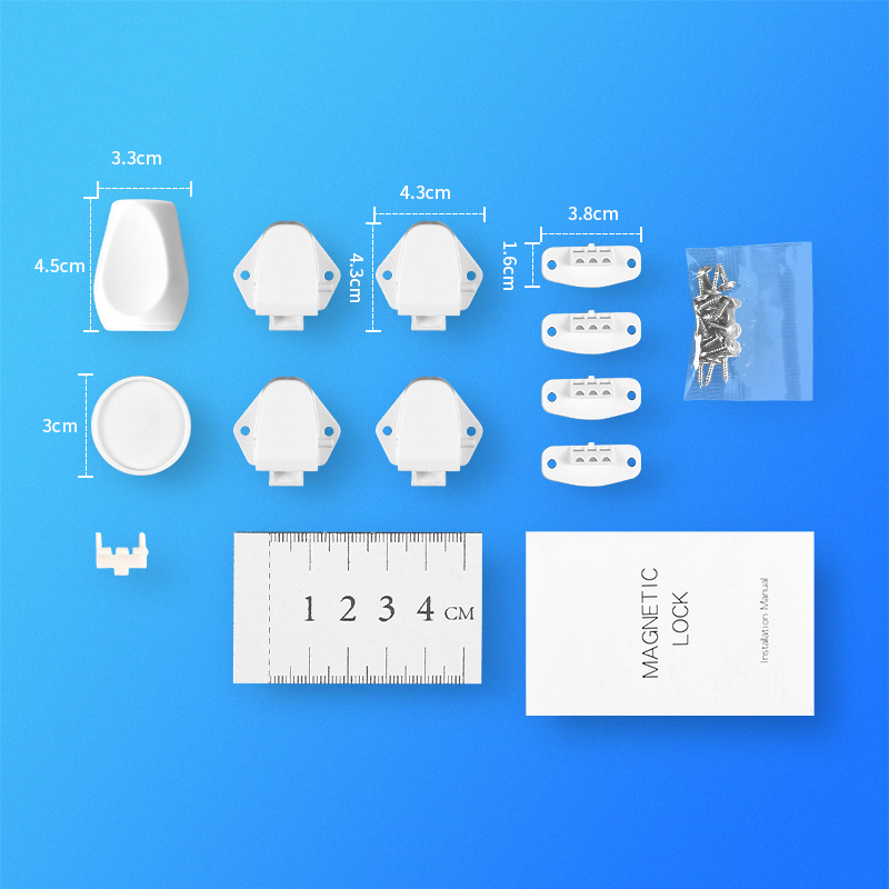 亚马逊热销 儿童磁力锁 儿童多功能安全隐形抽屉锁宝宝磁铁安全锁