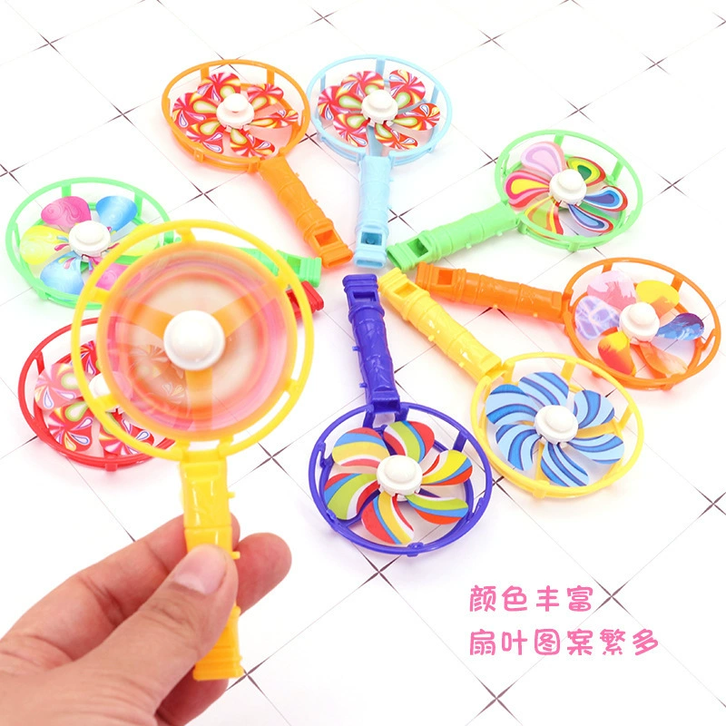 Small whistle, plastic windmill toy, nostalgia, Birthday gift