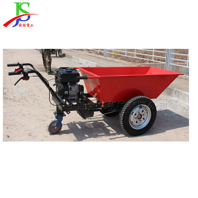 小型推拉运输工具车 农村建房用拉土车 家用肥料推运翻斗车